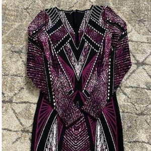 long sleeve bandage dress,